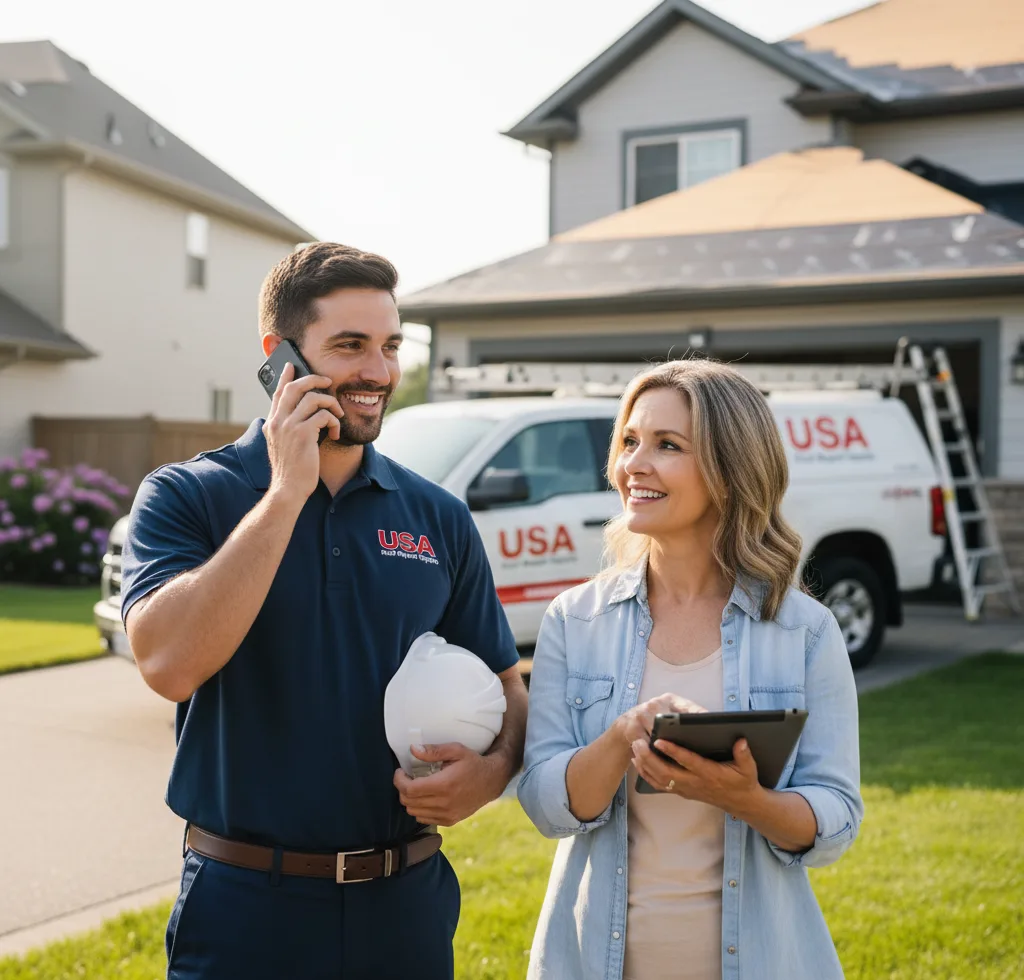 USA Roof Repair Experts customer support in Pittston